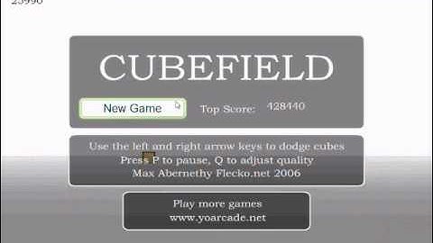 Cubefield!
