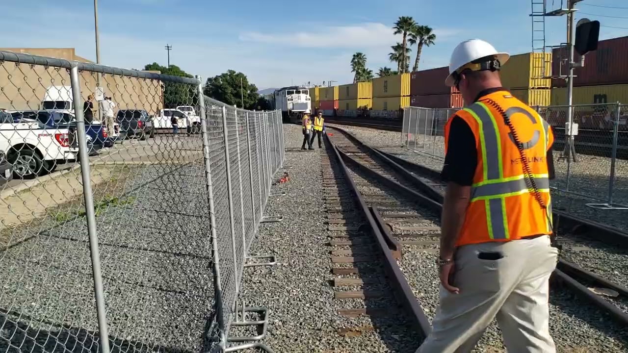 Metrolink 851 Arrives at the Fullerton Train Museum