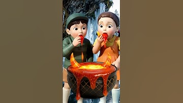 Squid Game eating red monster gummies edible slime ASMR #asmrRainbow #squidgame #squidgame2 #ai