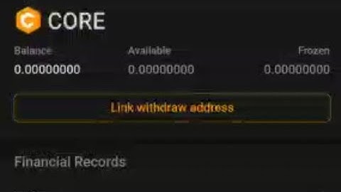 *How to link CORE withdraw address in satoshi app CORE mining to metamask / link withdraw address*