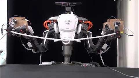 In-air Knotting of Rope by a Dual-arm Multi-finger Robot