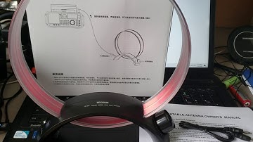 Received Tecsun AN 200 mediumwave tunable loop antenna