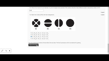 Answers of week 5 "Fiber Optic Communication Technology" NPTEL Course