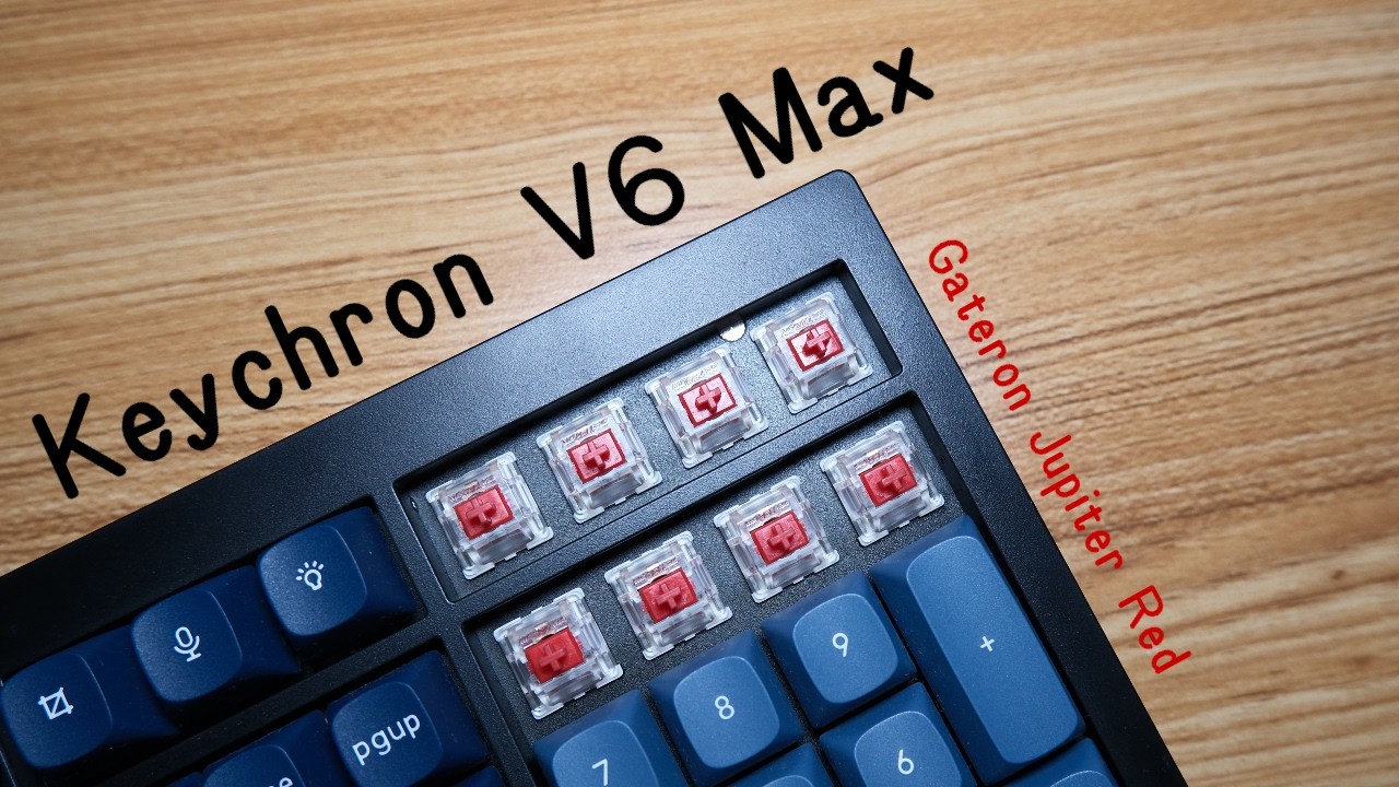 Keychron V6 Max (Gateron Jupiter Red) | Unbeatable? - YouTube
