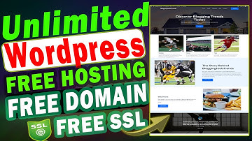 FREE domain wordpress hosting 2025 (Unlimited FREE HOSTING Lifetime)