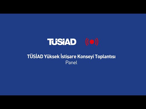 TÜSİAD Yüksek İstişare Konseyi Toplantısı paneli - 15.06.2022