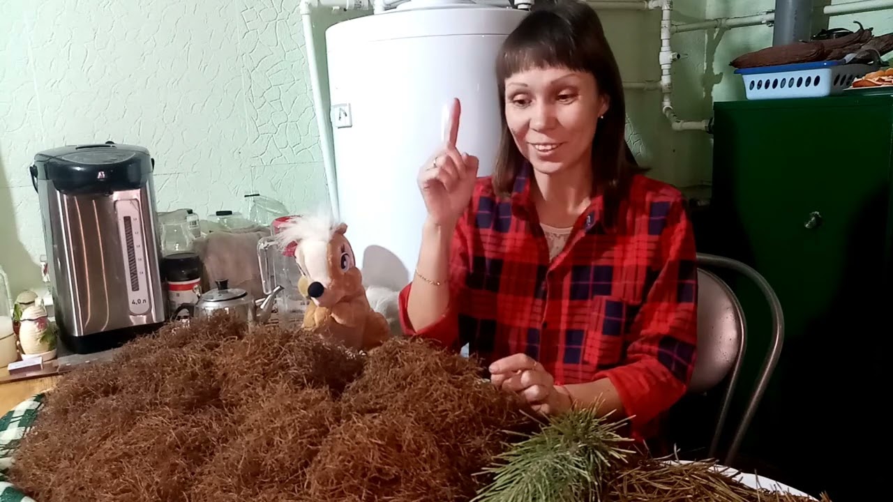 Сезон елок Натуральный хвойный наполнитель.