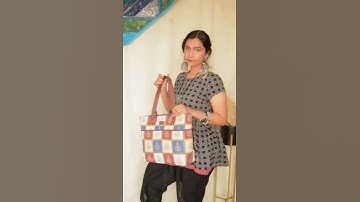 Floral Motif Tote Bag from Zouk