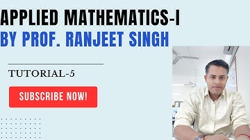 Tutorial-5 -TYPE OF MATRICES | Applied Mathematics I|Mumbai University AM-I|Em-I|
