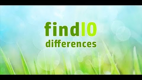 Find 10 Differences, Diffrence  (Android Game)