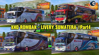 XHD ROMBAK - Livery Bus Sumatera #Part4 screenshot 5