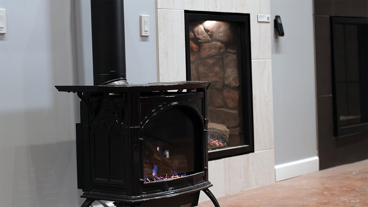 HOW TO: Wood to propane fireplace conversions - YouTube