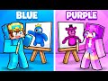 ONE COLOR Speed Draw in Minecraft!