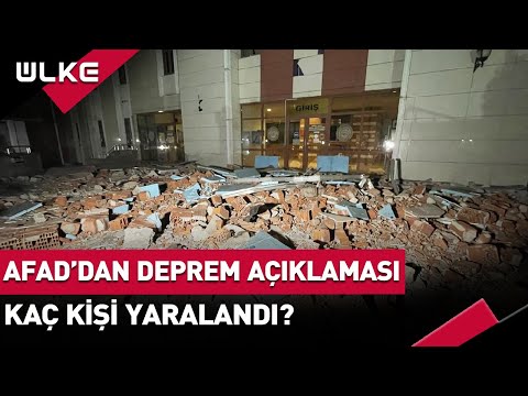 AFAD Açıkladı! Düzce'de 5,9 Büyüklüğünde Deprem