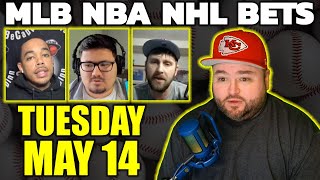 Live Bets With Kyle Kirms NBA WNBA MLB NHL Picks Tuesday May 14