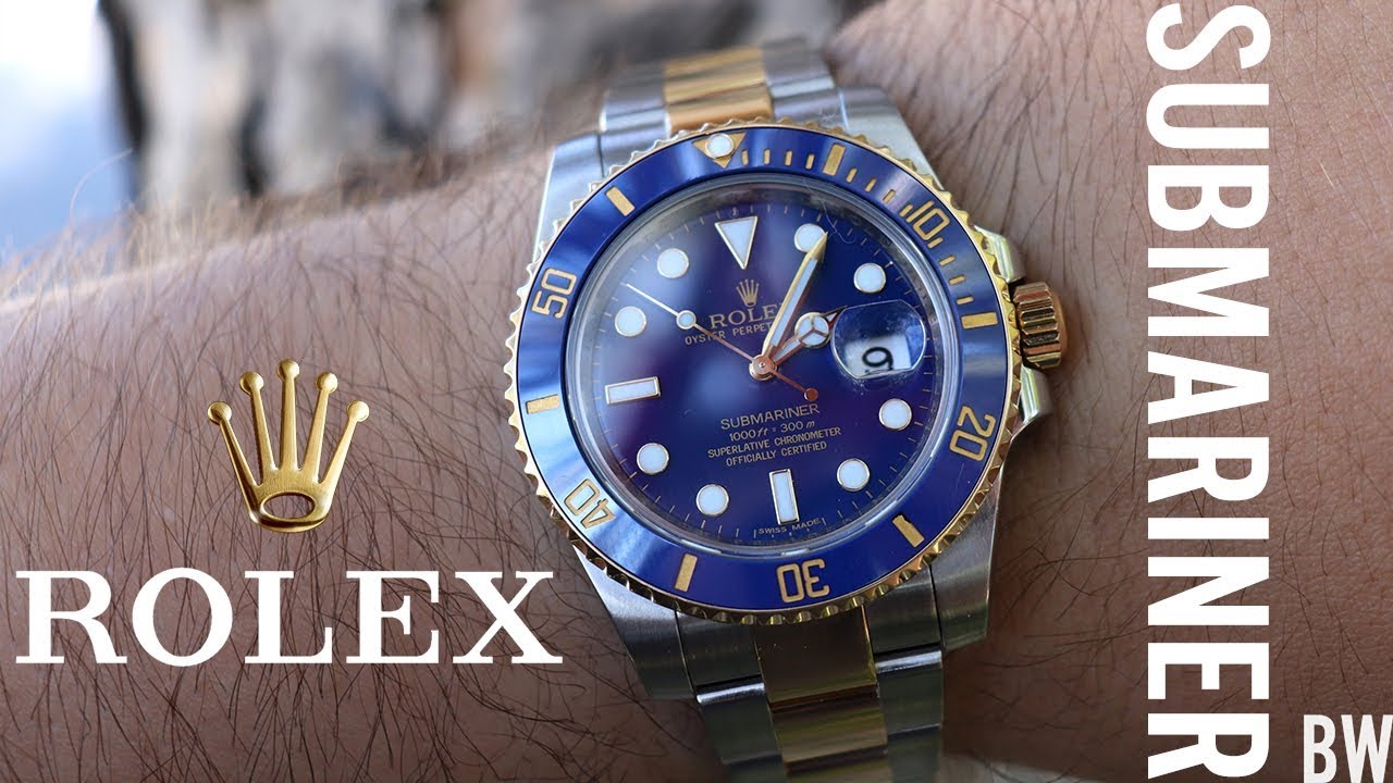 rolex two tone bluesy