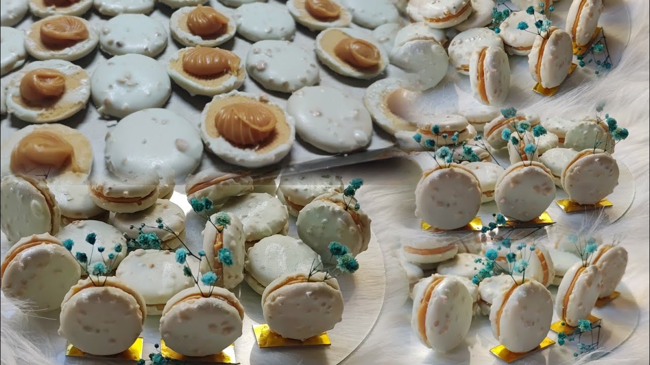 Faux macarons/فو ماكارون بريستيج🇲🇦 محشي بكناش رائع😋شكل انيق ومذاق لذيذ😍شرح مفصل/ثمن البيع💰