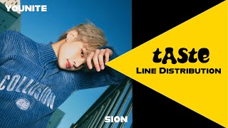 YOUNITE - Taste || Line Distribution