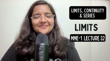 Lecture 32 | Limits | Limits at Infinity | One-Sided Limits | MME Sem 1 Economics | Delhi University