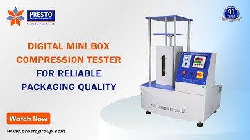 Digital Mini Box Compression Tester for Reliable Packaging Quality | Presto Group