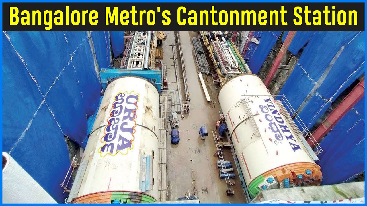 Namma Metro Pink Line Construction Phase 2 Underground Working