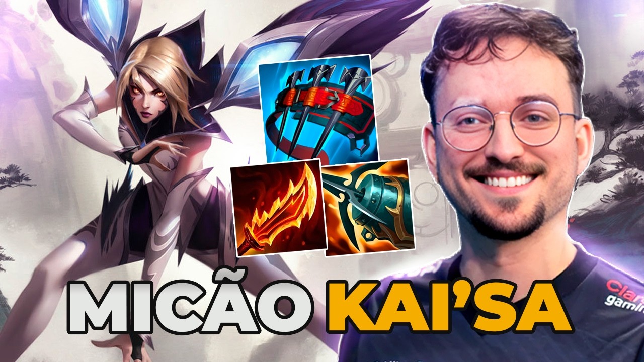 MICÃO DE KAI'SA! Micão Plays Kai'sa vs Twitch | Season 2026