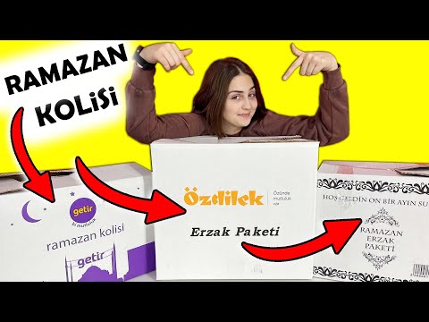 PAHALI vs UCUZ | RAMAZAN ERZAK PAKETLERİNİ İNCELEDİM 2022 | Ramazan Kolileri Bizi Şaşırttı!!