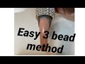 How to do the 3 bead method | acrylic nails tutorial