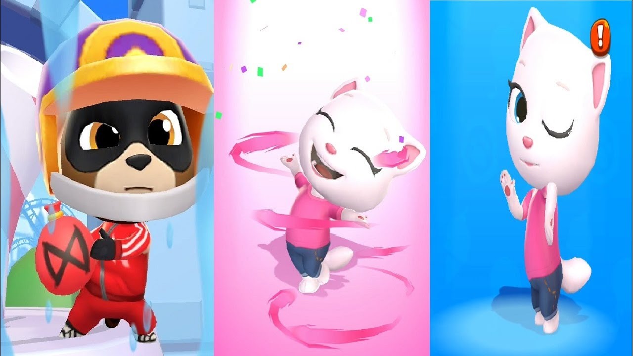 Talking Tom Blast Park New Update 2023 - Android Gameplay TALKING ANGELA #2