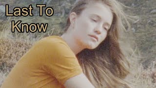 Sigrid - Last To Know