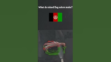 What do mixed flag colors make? #satisfying #asmr #satisfyingasmr #oddlysatisfyingasmr #colormixing