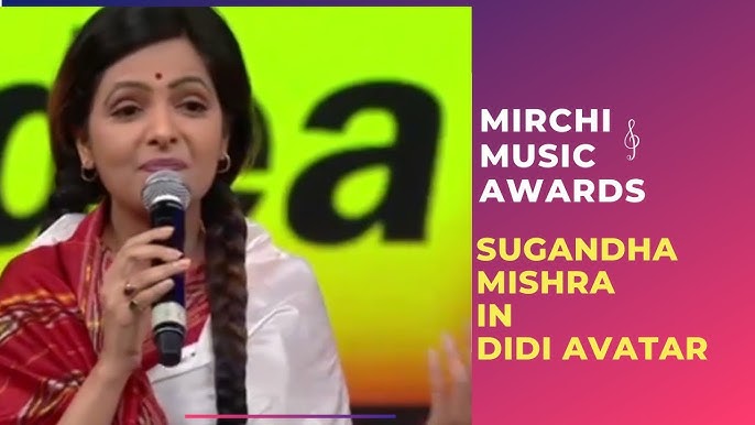 Sugandha Mishra in her new avatar at Smule Mirchi Music Awards 2022 -  YouTube