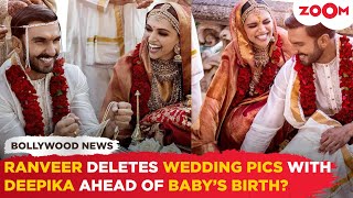 SHOCKING! Ranveer Singh DELETES wedding pics with Deepika Padukone ahead of baby's birth?