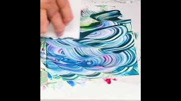 Encaustic Art Abstract Painting Demo