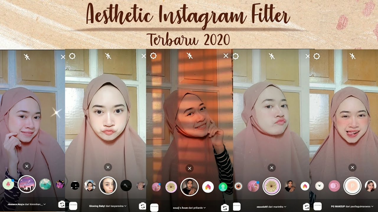 Filter Instagram Aesthetic TERBARU 2020 - YouTube