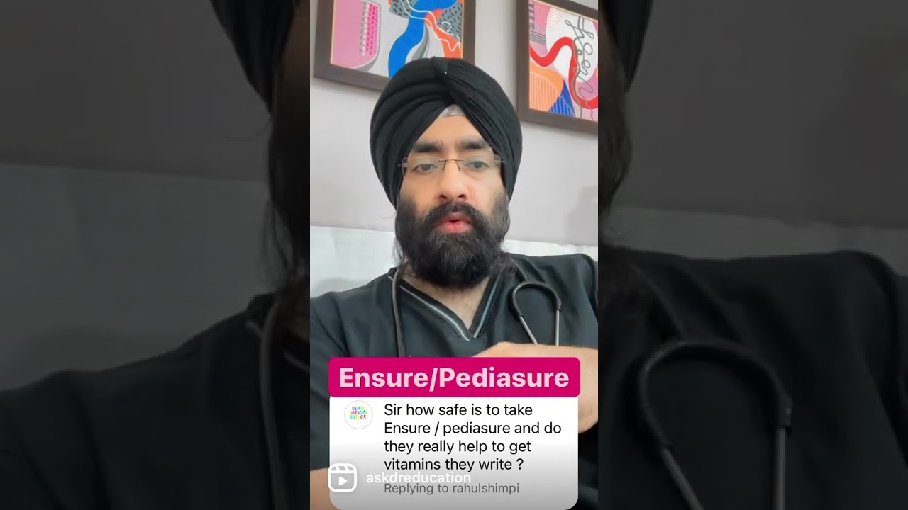 How safe are ensure / pediasure powders   #shorts by dr.education