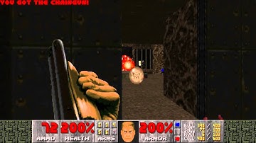 Doom II: Hell on Earth - Map06: The Crusher (Ultra-Violence, 100% Kills, 100% Secrets)