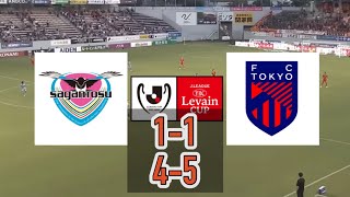 JリーグYBCルヴァンカップ　サガン鳥栖1-1(4-5)FC東京