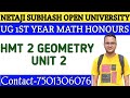 NSOU/UG 1ST YEAR MATH HONOURS/HMT 2 ANALYTICAL GEOMETRY/UNIT 2 TRANSFORMATION/MATH SERIES/ARIF SIR