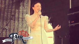 Anastasia Lee singing at the Brown County Fair - Golden Oldies (2021) - Green Bay