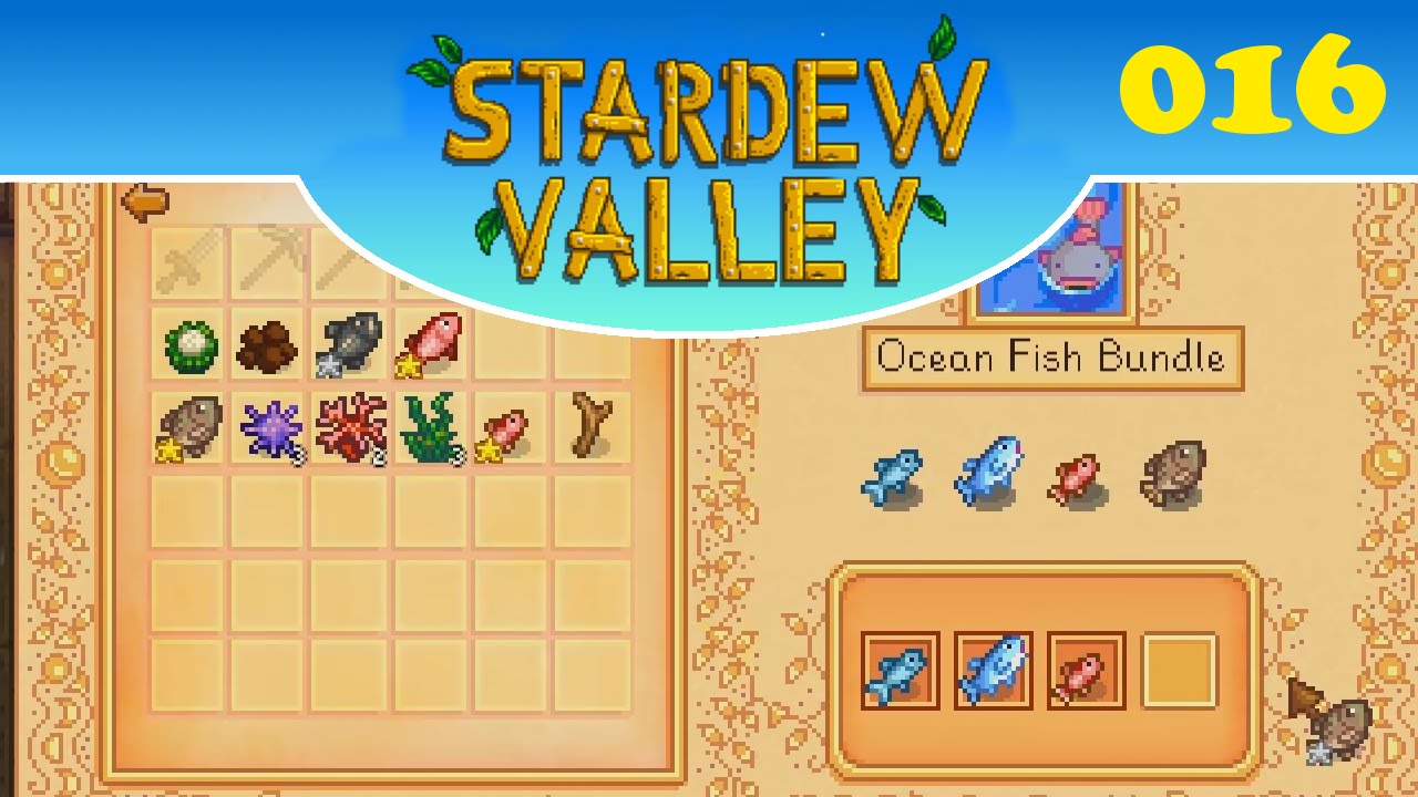 Stardew Valley :: Ep.016 - Bundle of ocean fish! 