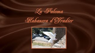 La Paloma en rythme Habanera