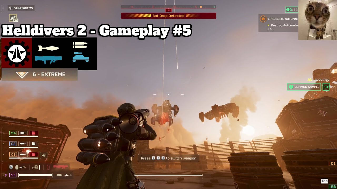Helldivers 2: Gameplay #5 ( Helldivers 2 Gameplay / No Commentary ) - YouTube