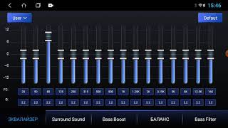 Как настроить эквалайзер,срезы и временные задержки в магнитоле на Android