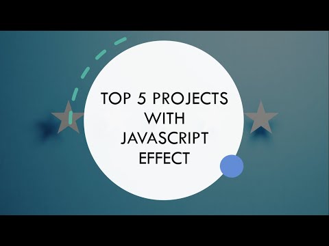 Top 5 JavaScript Projects || JavaScript Effects || Smartcode India