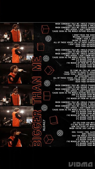 BIGGER THAN ME LYRICS #louistomlinson #faithinthefuture #biggerthanme #lt2