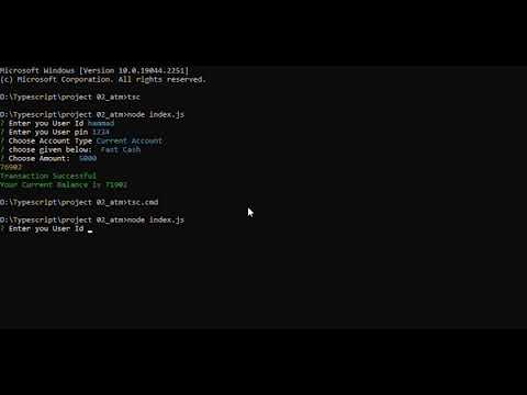 ATM Machine Project