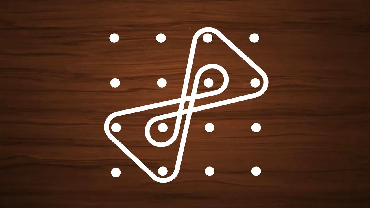 Very small rangoli designs with dots | 4x4 dots rangoli 