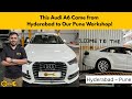 Audi A6 Came From Hyderabad to MotoFyx Pune Workshop| BMW 5 Series AC Overhaul Compressor Replaced