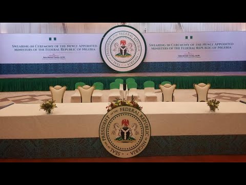The swearing-in ceremony of Ministers-designate of the Federal Republic of Nigeria
